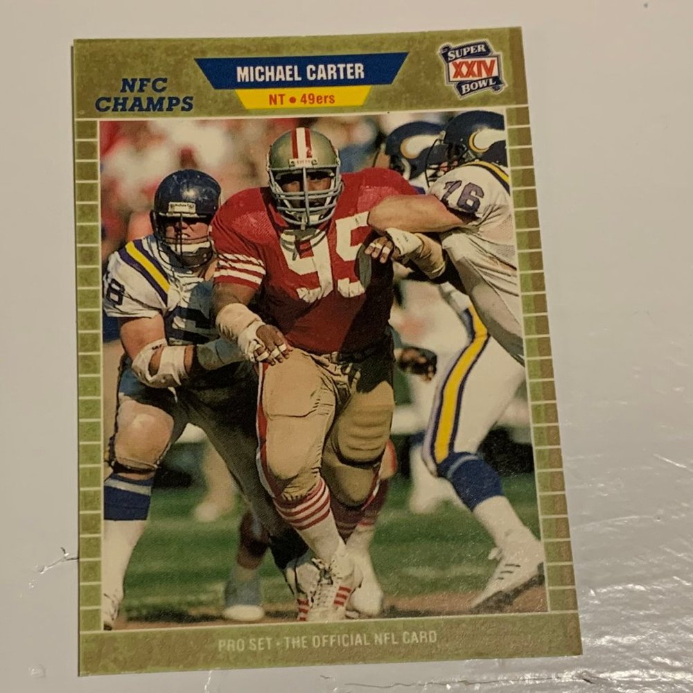 Michael Carter 1989 Pro Set #370 Football Card